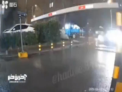 با ماشین از رو سرش رد شد!