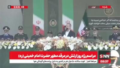 رئیس جمهور: ارتش ایران خواب دشمن را آشفته کرد+ فیلم