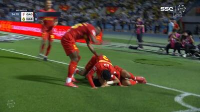 گل اول القادسیه به النصر (العمار)