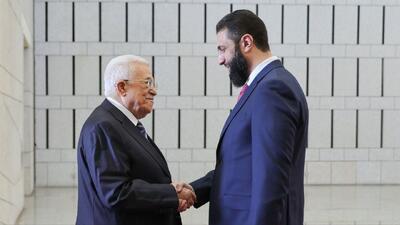 دیدار جولانی و ابومازن | عکس