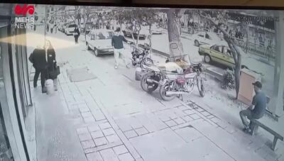دزدی موتور در روز روشن در خیابان آزادی!