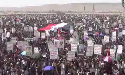 فیلم/ تظاهرات همبستگی با مردم غزه در صعده یمن