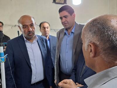 بازدید وزیر کار از کارگاه های تولید پوشاک در روستای دوتپه