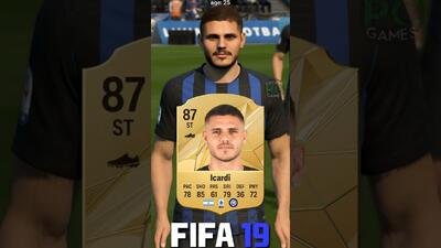 مقایسه ریتینگ و تفاوت ظاهری مائورو ایکاردی از FIFA 13 تا EA FC 25 - پارس فوتبال