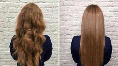 ماسک کراتینه خانگی برای موهای ابریشمی و درخشان - سبک ایده آل
