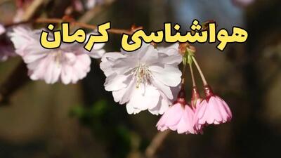 خبر فوری از پیش بینی هواشناسی ۲۴ ساعت آینده اعلام شد | وضعیت آب و هوا کرمان فردا شنبه ۳۰ فروردین ماه ۱۴۰۴ | آب و هوای کرمان