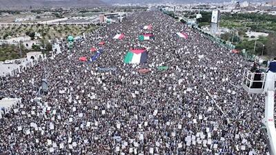 طنین فریاد مرگ بر آمریکا و اسرائیل در سرتاسر یمن - شهروند آنلاین