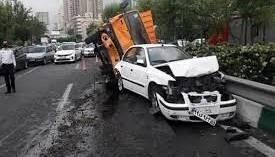 بیشترین علت تصادفات رانندگی در تهران