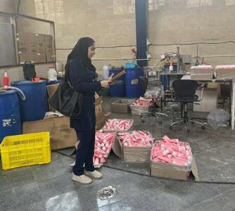 کشف کارگاه تولید لوازم آرایشی تقلبی با برندهای ایرانی و خارجی در البرز
