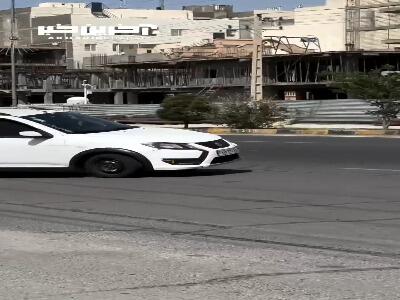 حرکات نمایشی و خطرناک یک کوئیک در خیابان‌های زاهدان!