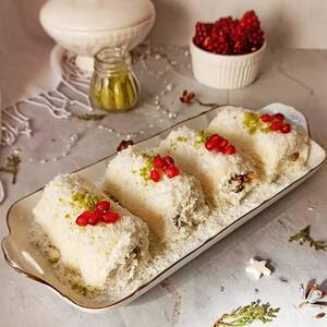 سارای سارماسی یک دسر ترکیه‌ای خوشمزه