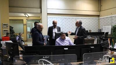 بازدید نماینده وزارت نیرو از دیسپاچینگ برق منطقه‌ای خوزستان