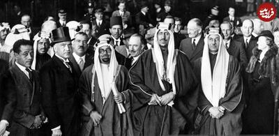 عکس/ چهره متفاوت ملک سعود، دومین پادشاه عربستان ۸۹ سال پیش در لندن با چشمان متعجب | اقتصاد24
