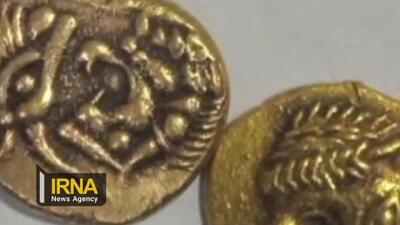 تصادفی که در خراسان شمالی دو سکه دوره هخامنشی را لو داد + فیلم