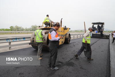 آغاز عملیات بهسازی ۱۵ کیلومتر آزادراه زنجان - قزوین