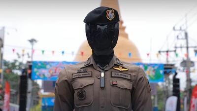 رونمایی از پلیس آهنی تایلند؛ هوش مصنوعی حافظ امنیت می شود؟