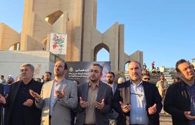 گردهمایی اصحاب فرهنگ،هنر  و رسانه تبریز در حمایت از مردم مظلوم غزه