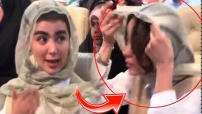 فیلم لحظه تذکر جدی حجاب توسط سنا به سونیا دوقلو های «سریال پایتخت»: موهات همش بیرونه جمعش کن! / چشم !