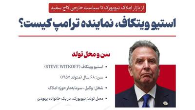 استیون ویتکاف؛ از تجارت املاک تا دیپلماسی خاورمیانه