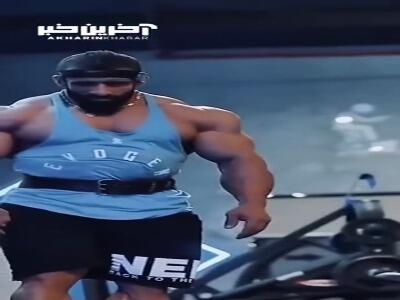 وقتی هادی چوپان با دمبل روپایی می‌زند!
