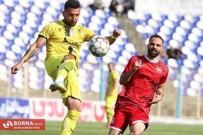 برتری تیم فوتبال فرد البرز در برابر سپیدرود رشت