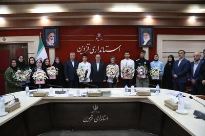 استاندار قزوین از قهرمانان ملی و فراملی ورزش تجلیل کرد
