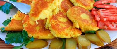 طرز تهیه کوکو سیب زمینی با سیب زمینی پخته / کوکو سیب زمینی یک غذای ترد و خوشمزه و ارزان