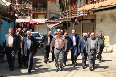 بررسی ابعاد حادثه حریق امامزاده ابراهیم شفت با حضور میدانی مسئولان