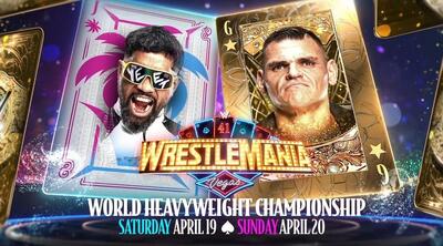 خلاصه بازی گونتر و جی اوسو بر سر کمربند سنگین وزن WWE در رسلمنیا 41 - پارس فوتبال