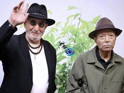 حضور افتخاری استاد علی نصیریان در کنار بازیگران؛ ازسانیا سالاری تا هومن حاجی عبدالهی!