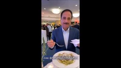 حضور پرشور حمید معصومی‌نژاد در شام صمیمی با خانم جورجا ملونی نخست وزیر ایتالیا