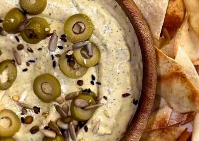 طرز تهیه دیپ زیتون خوشمزه + فیلم - سبک ایده آل