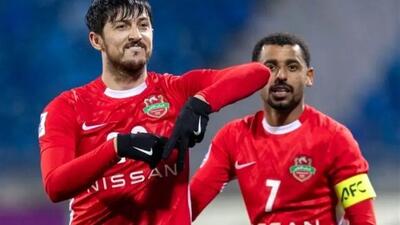 شکست شباب الاهلی در شب گلزنی سردار آزمون و حضور عزت اللهی