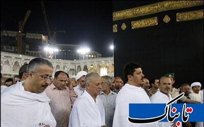 تصویری از طواف هاشمی رفسنجانی در خانه خدا
