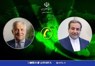 گفتگوی تلفنی عراقچی با همتای ایتالیایی قبل از عزیمت به تهران
