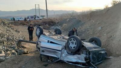 ۳ کشته در واژگونی پژو ۴۰۵ در محور پلیس راه به پیشوا