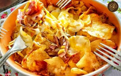 بشقاب داغ فوری و خوشمزه