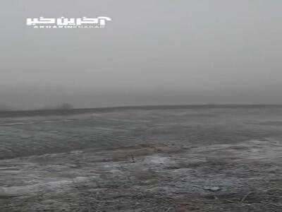 بارش برف بهاری در جواهرده رامسر