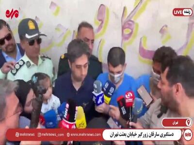 مواجهه زورگیران خیابان بعثت تهران با مادر و فرزندش