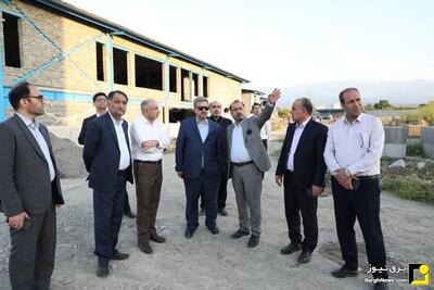 بازدید مدیرعامل توانیر از مراحل احداث پست ۴۰۰ کیلوولت روستای مریم‌آباد گرگان