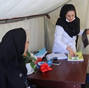برپایی چادر سلامت در نخستین روز از هفته سلامت