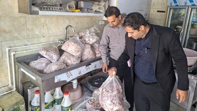 کشف و جمع آوری ۳۰۰ کیلوگرم گوشت فاسد در بندرعباس