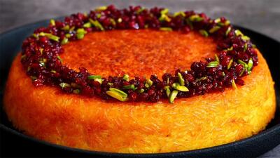 طرز تهیه ته چین رستورانی حرفه ای / خوشمزه ترین ته چین مرغ ساده در قابلمه