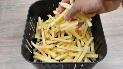 طرز تهیه سیب زمینی ترد و پوک در هواپز + تمام نکات ترد شدن و زمان و درجه حرارت