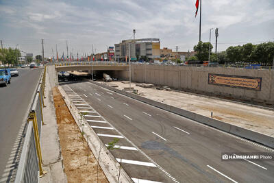 آیین بهره‌برداری از توسعه بزرگراه شهید بروجردی