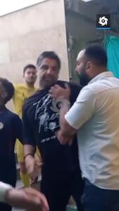 فحش و فحش‌کاری باورنکردنی پیروز قربانی با هواداران