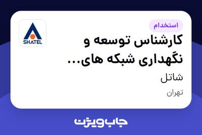 استخدام کارشناس توسعه و نگهداری شبکه های داخلی - آقا در شاتل