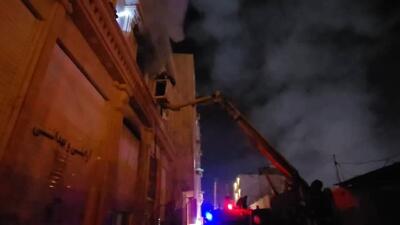 مهار آتش‌سوزی در گناوه؛ ۲ نفر مصدوم شدند