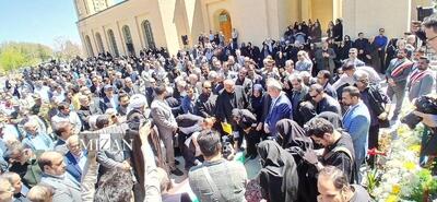 برگزاری مراسم تشییع پیکر بنیانگذار سازمان انرژی اتمی در دانشگاه بوعلی‌سینا همدان