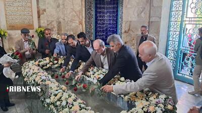 گلباران آرامگاه سعدی در شیراز - شهروند آنلاین